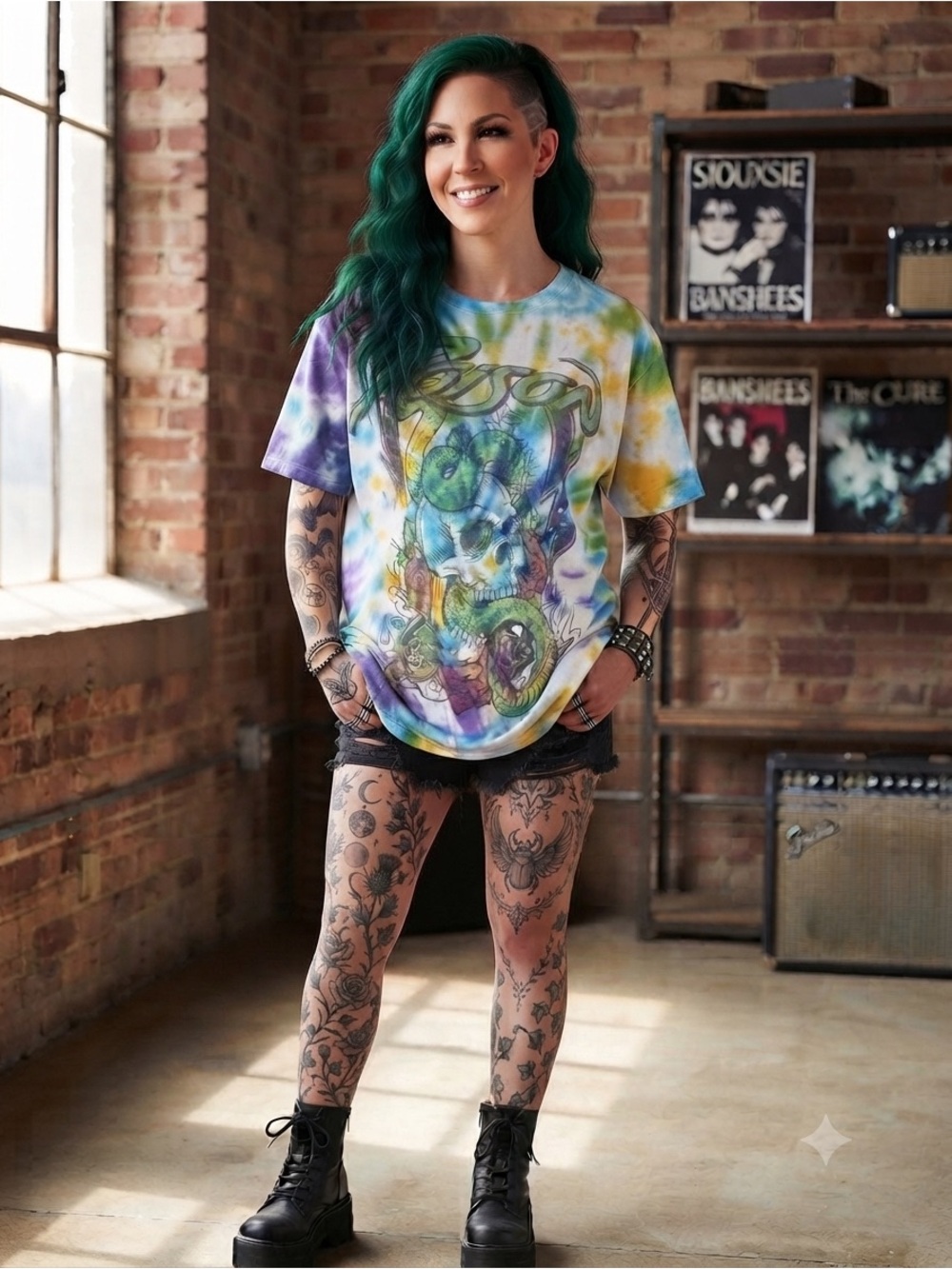 Poison Women’s Tie Dyed T-shirt